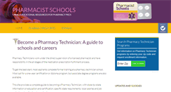 Desktop Screenshot of pharmacistschools.org